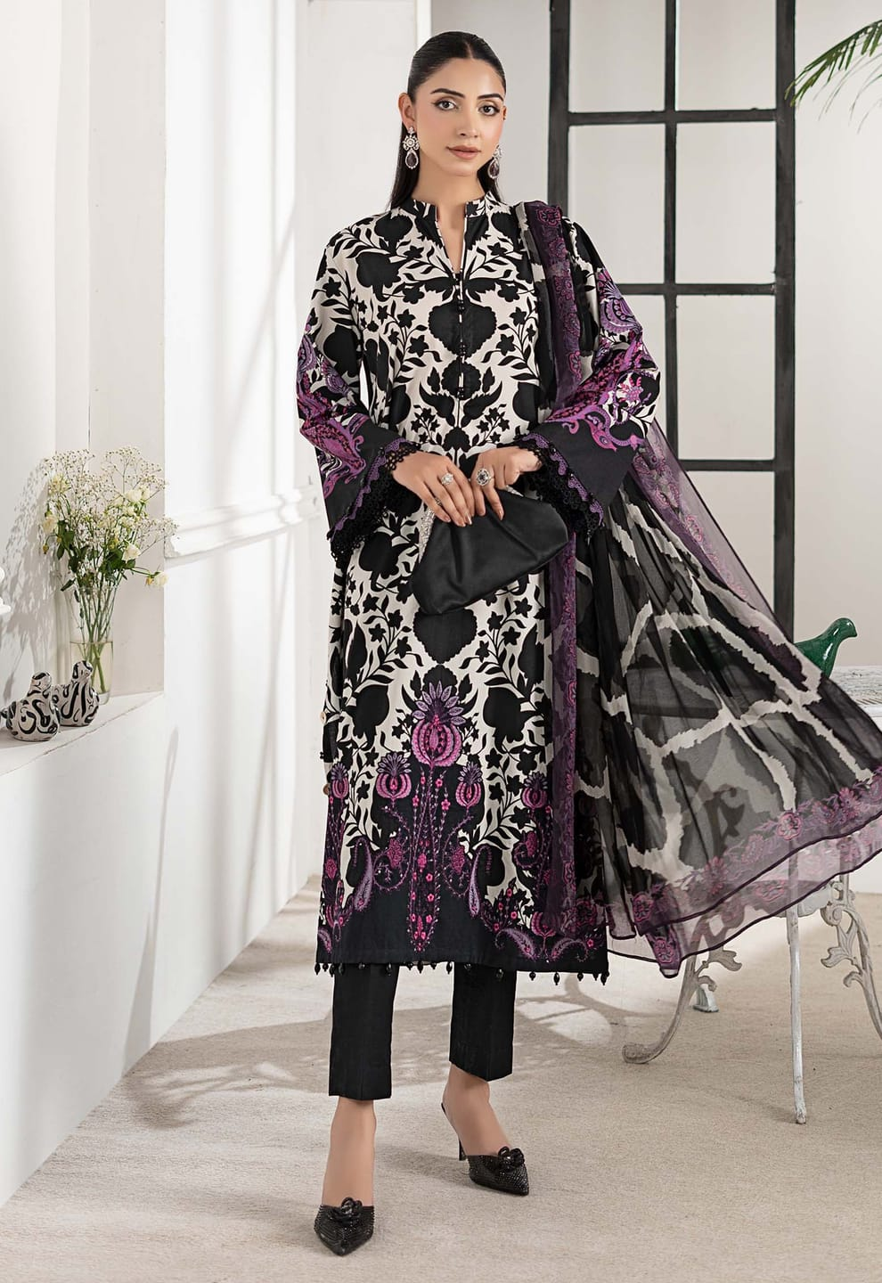 Polani Fashion Embroidery Collection (MBL-MPT-2704-B-25)