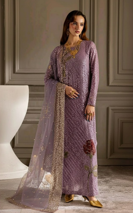 Nuréh Luxury Chiffon TW-16 Unstitched Suit